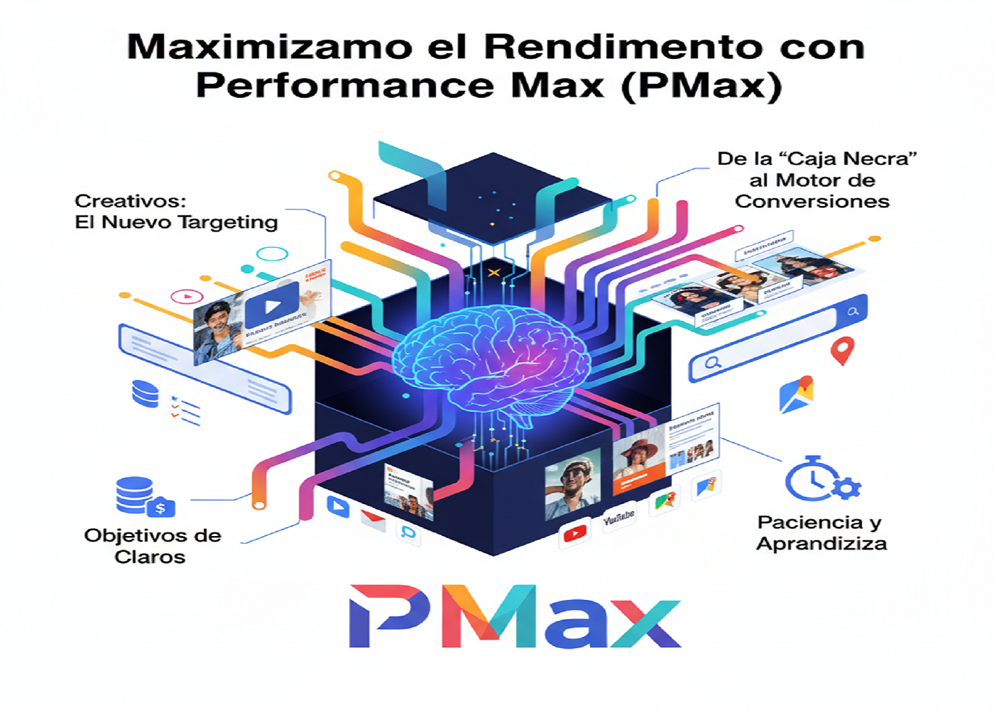 Maximizando el rendimiento con campañas Performance Max (PMax) en Google.