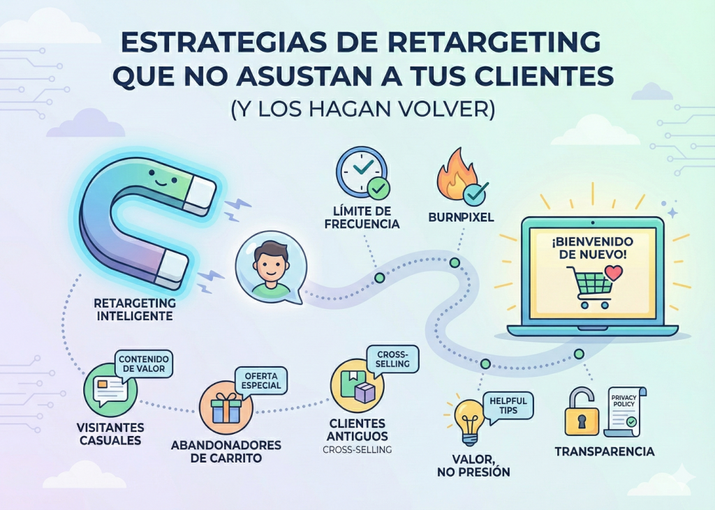 Estrategias de retargeting que no asusten a tus clientes