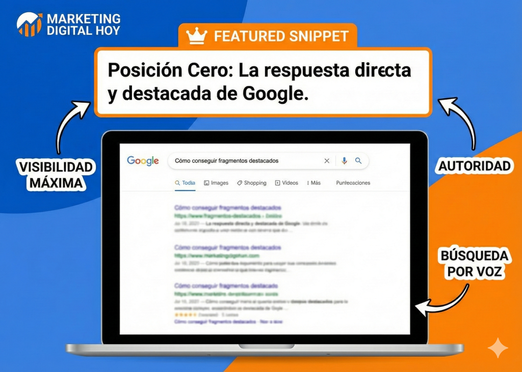 Fragmentos destacados de Google