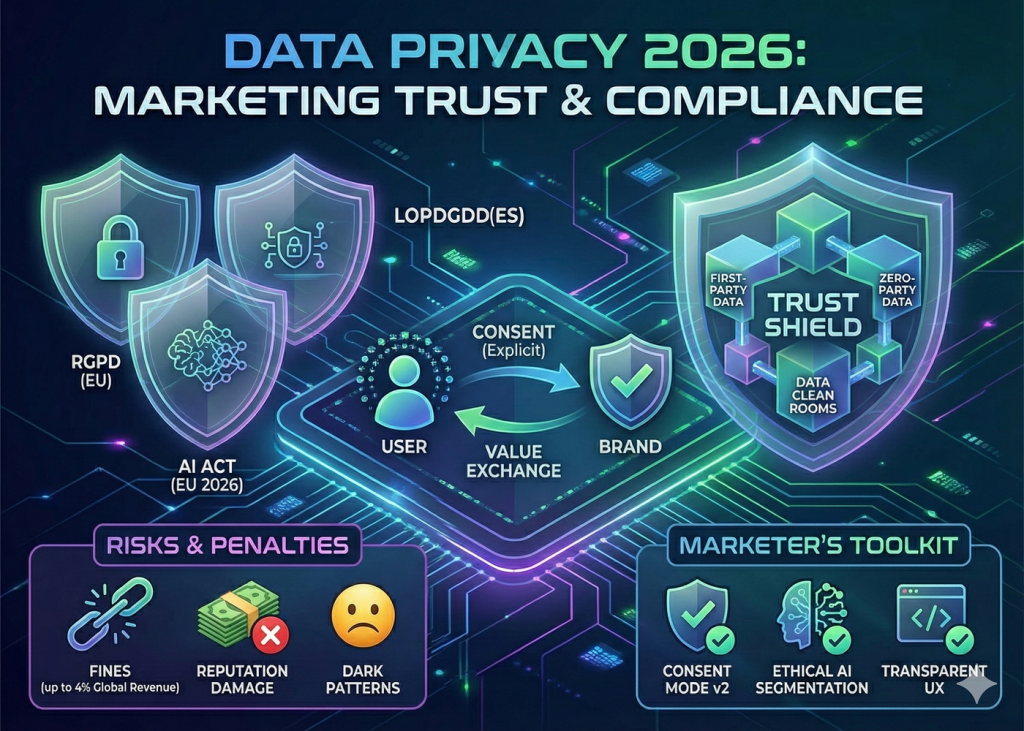 Privacidad de datos RGPD y LOPD - Lo que todo marketer debe saber para evitar multas