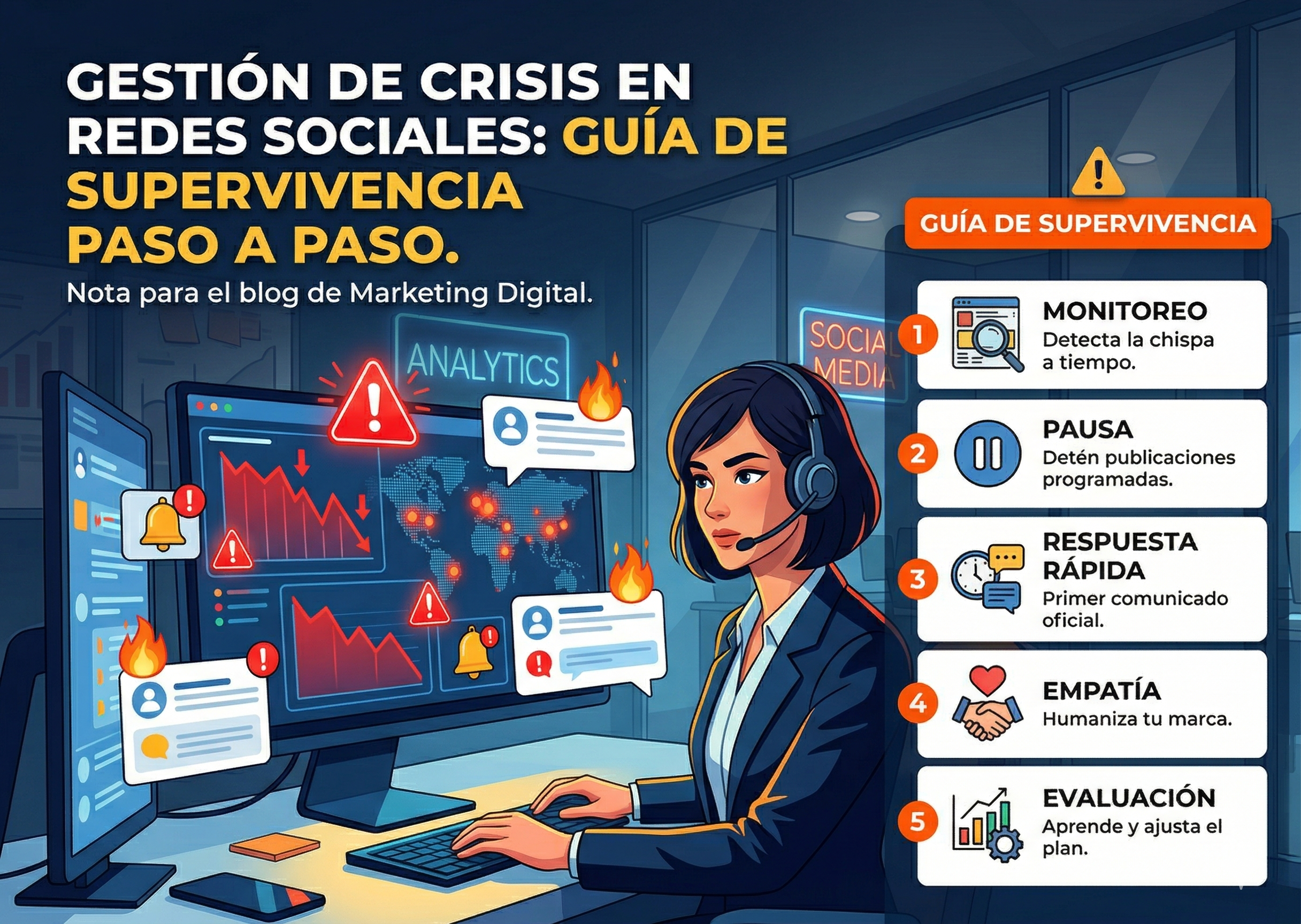Gestión de Crisis en Redes Sociales: Guía de Supervivencia 2026