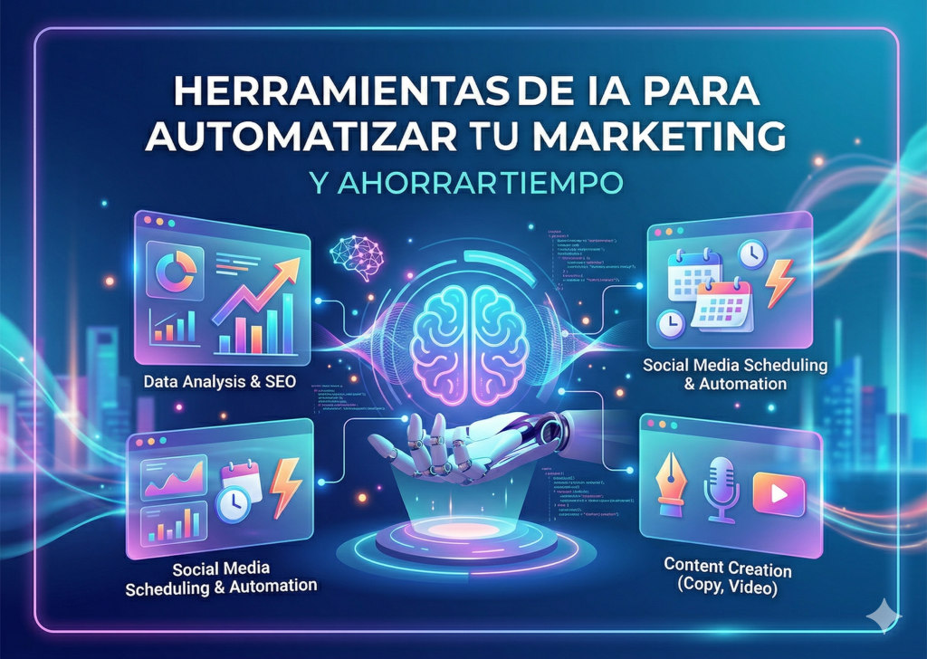 Herramientas de IA para Automatizar tu Marketing y Ahorrar Tiempo