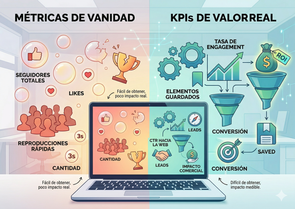 Deja de contar Likes: KPIs de Redes Sociales que sí importan