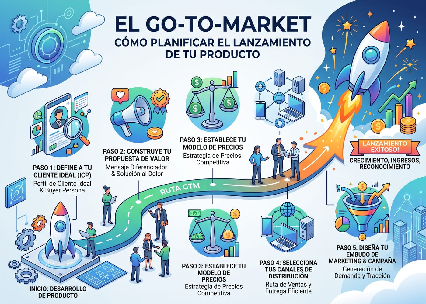 El Go to Market: Cómo planificar el lanzamiento de tu producto