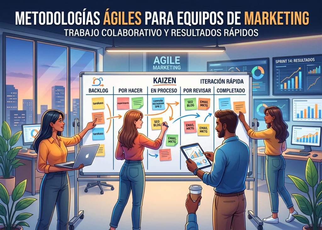 Metodologías Ágiles para Equipos de Marketing: Dejando Atrás la Rigidez